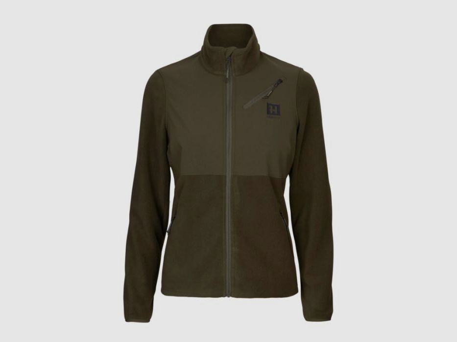 Härkila D-Fleece Giacca Fjell | hunting green/willow green, immagine 1 di 16