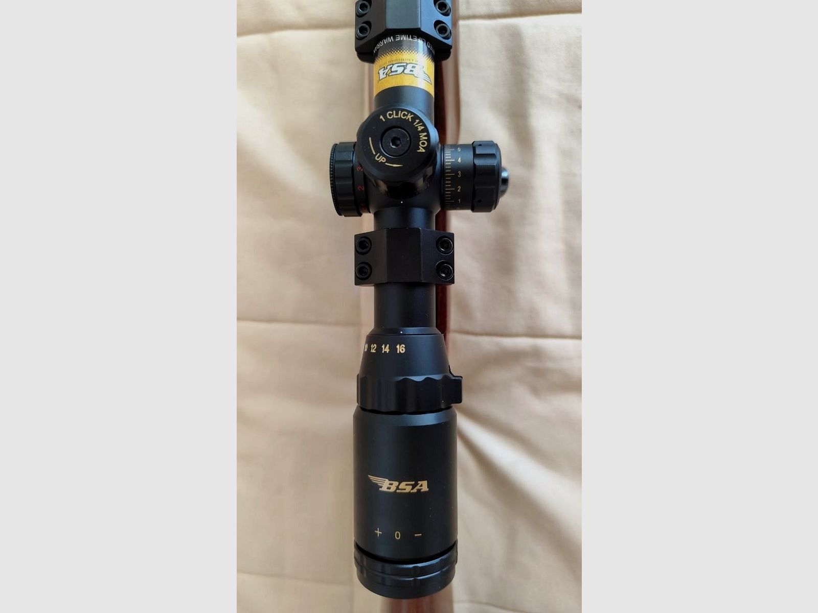 Walther Rotex RM8 z lunetą BSA 4-16x44AOEYS