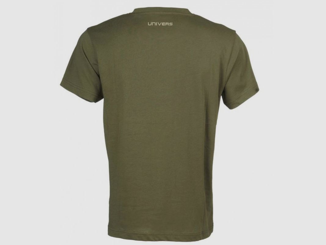 T-Shirt Univers grün mit Druck Beccaccia Art. 94365 358, Bild 3 von 3