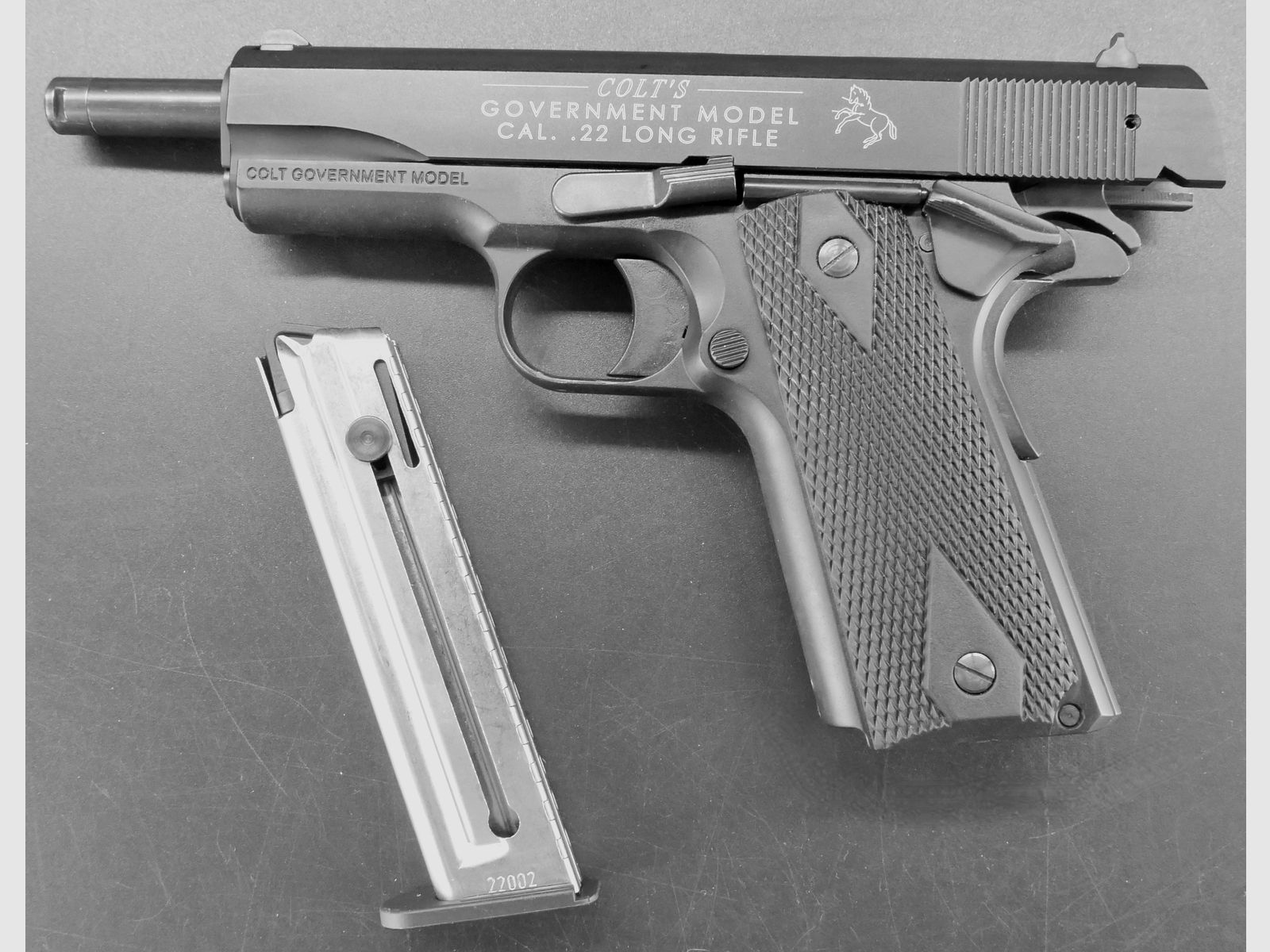 Vorführwaffe Carl Walther halbautom. Pistole COLT1911 A1 .22lr 5" 12R