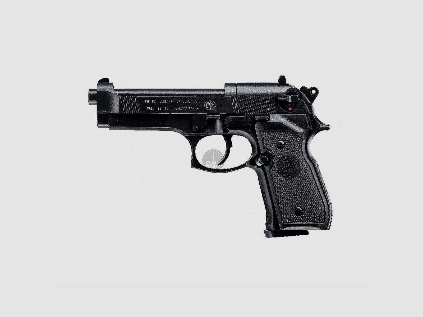 Luftpistole - Beretta M 92 FS brniert Diabolo Co2-System - Kal. 4,5 mm
