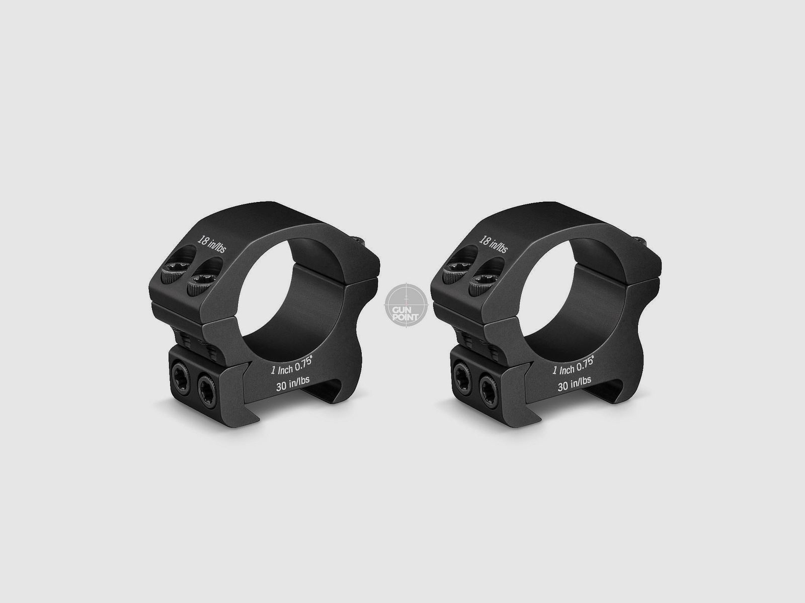 Vortex Optics Pro Series 1 Inch Ringe Low