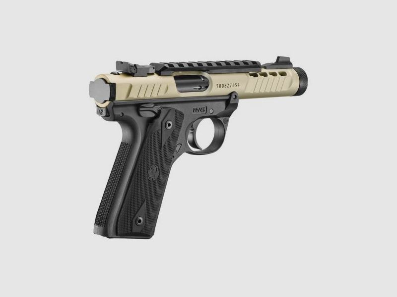 RUGER KK-Pistool Mod. Mark IV 22/45 Lite .22lr Zwart/Champagne