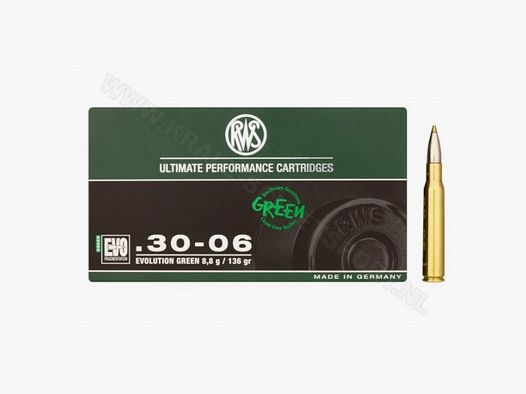 RWS 6.5 Creedmoor EVO Green 92 Gr