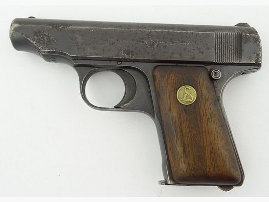 Ortgies-Pistole Kal. 6,35 mm Br. Deutsche Werke