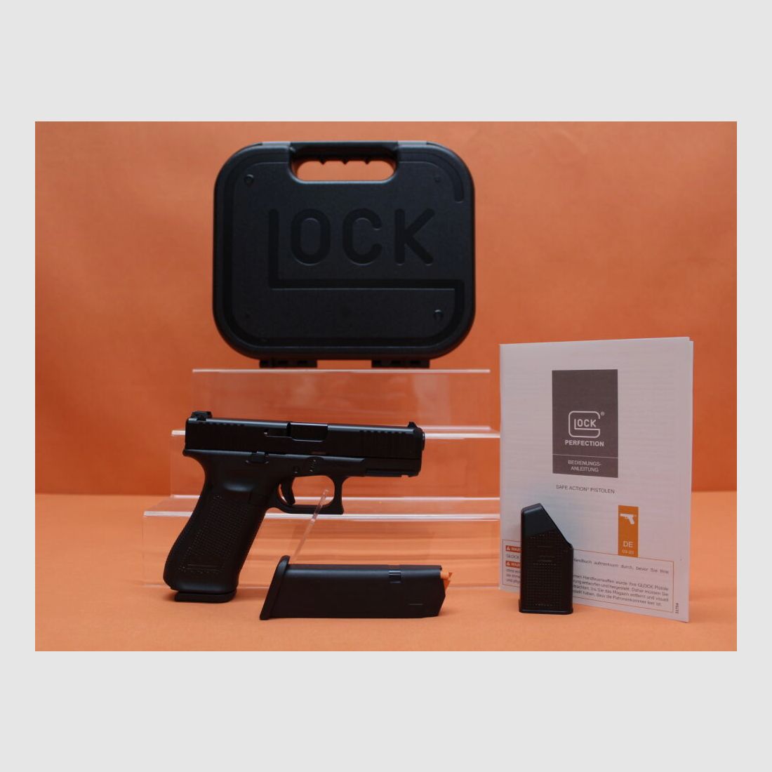 Glock Ha.Pistolet 9mmLuger Glock45 Gen5 102mm lufa/ magazyn rezerwowy (9mmPara/9x19)