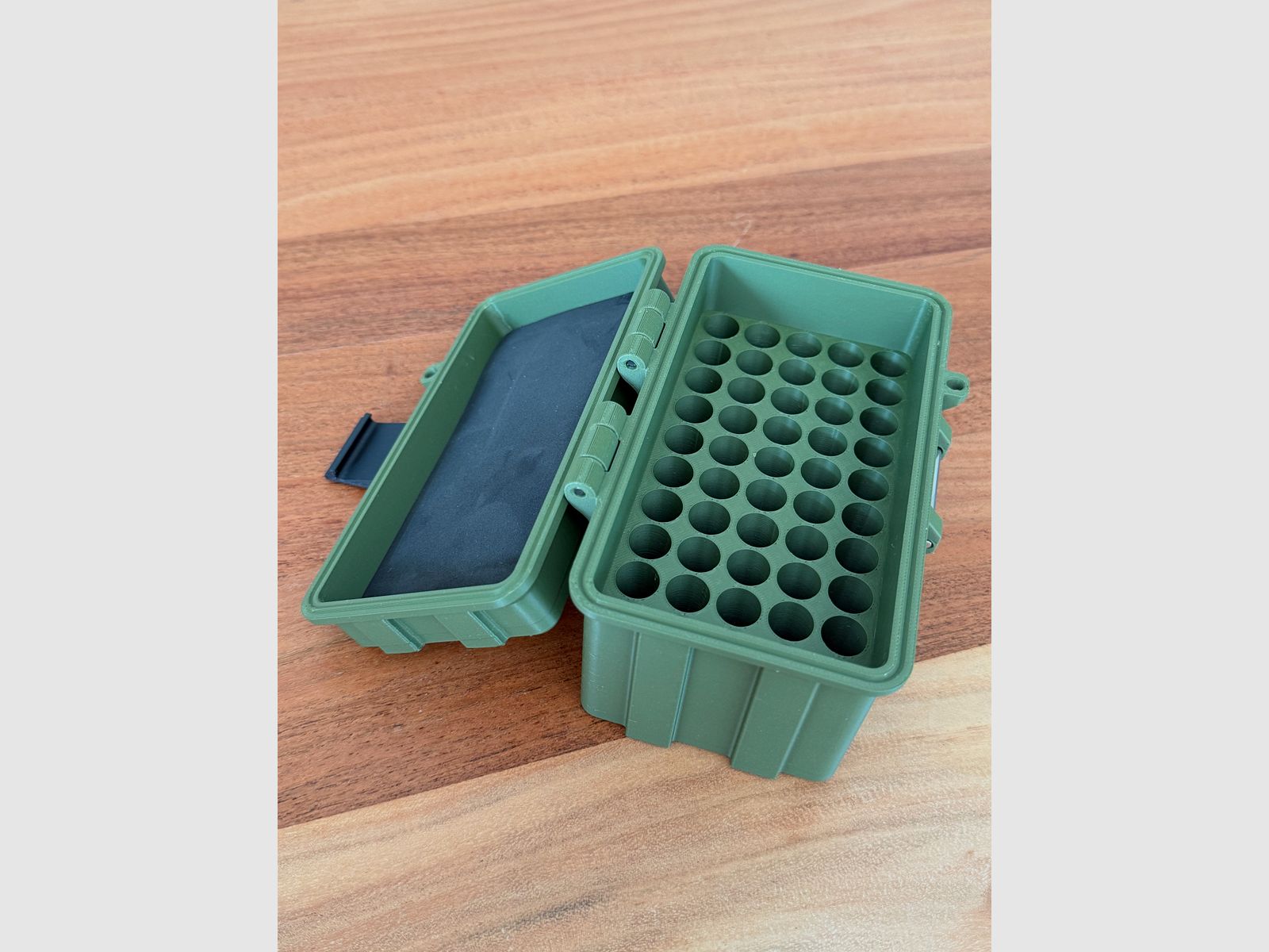 Munitionsbox .308 Win / 6,5mm Creedmoor Ammo Box Patronen Wiederladen 50 Schuss personalisierbar abschließbar optional magnetisch & mit RFID Chip für Daten