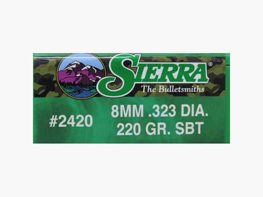 SIERRA Bullets Cal. 8mm 220 gr SBT