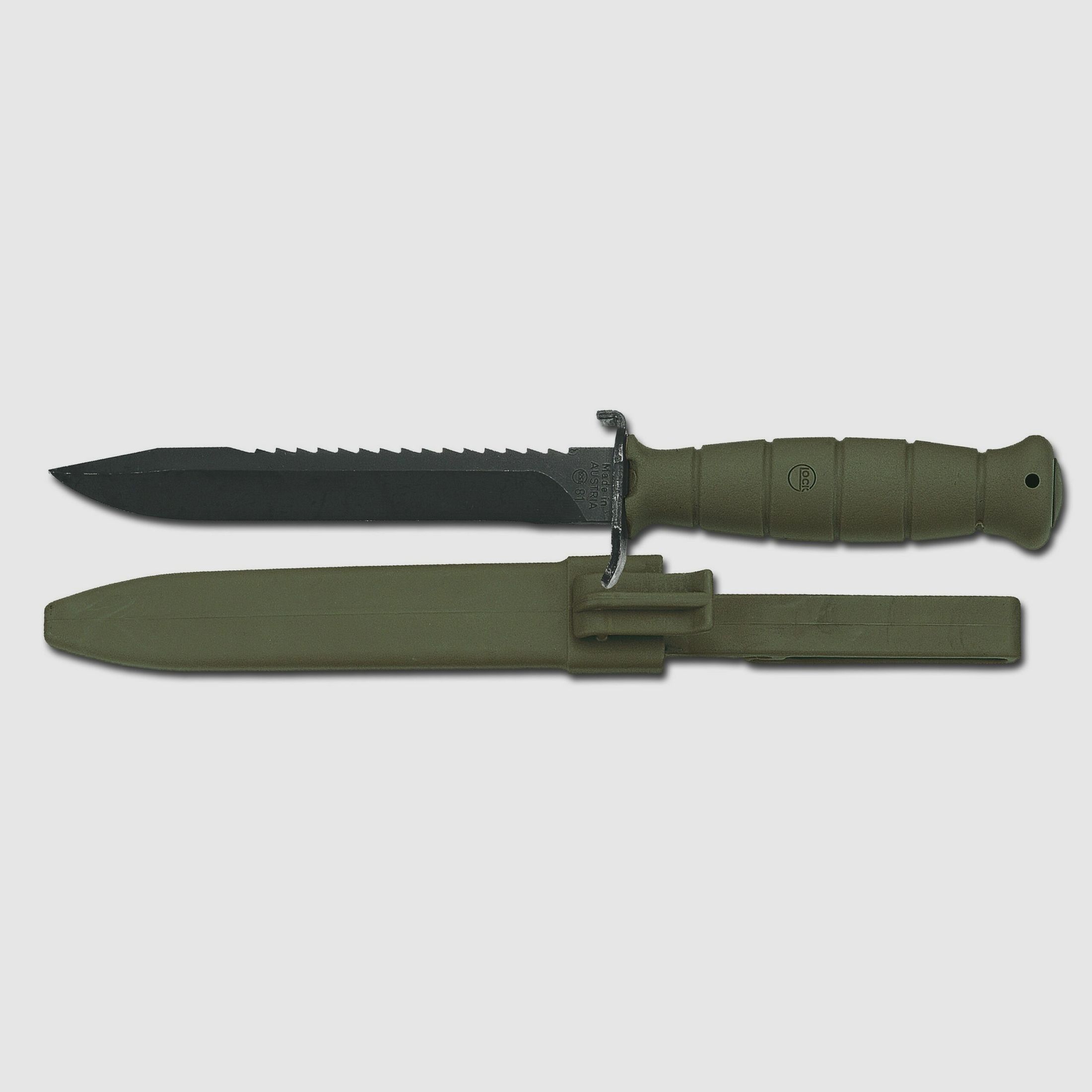 Coltello GLOCK con Sega + Fondina Kaki