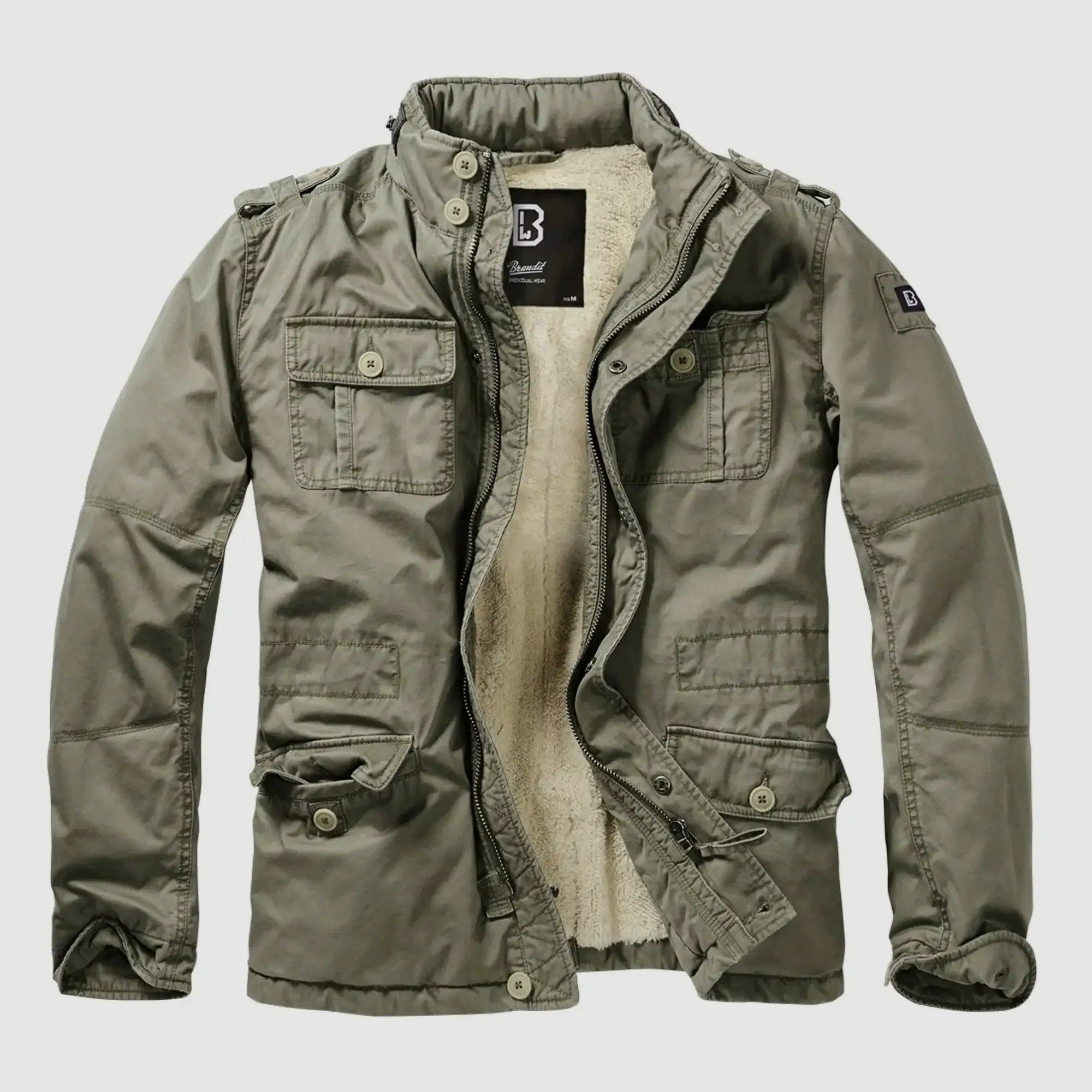 Brandit Winter Jacket Britannia - Olive / S Men