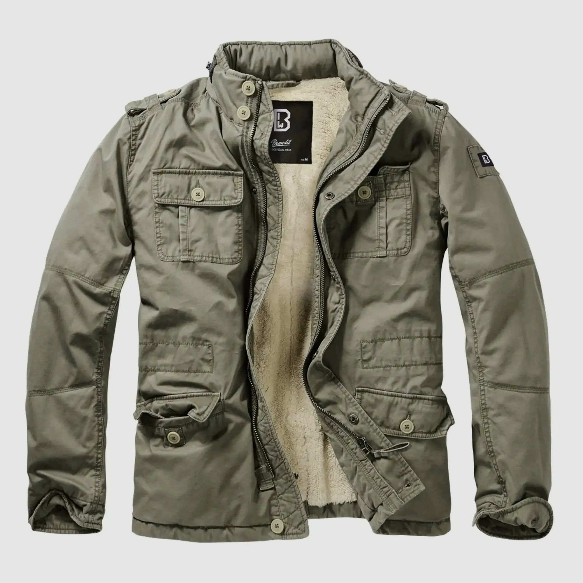 Brandit Winter Jacket Britannia - Olive / S Men