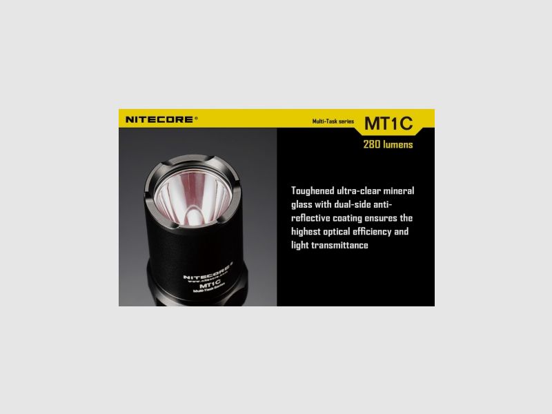 Nitecore MT1C Multi-Task Lampe torche 280 lumens, image 12 sur 16