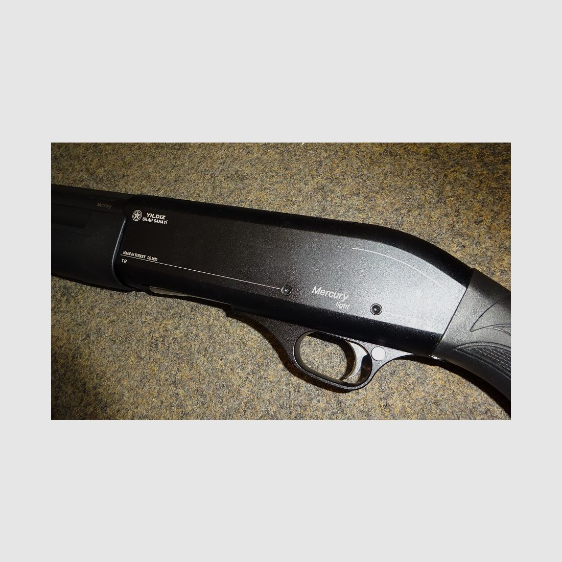 SL shotgun Mercury "Hunting Light" synthetic, Cal.12/76, 69cm barrel, +interchangeable chokes, like new