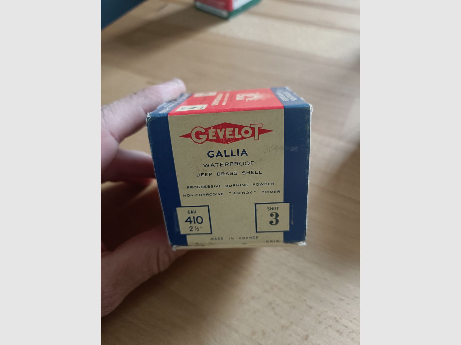25Schuss 410 /65 gr3  Gevelot Gallia Walterprof 