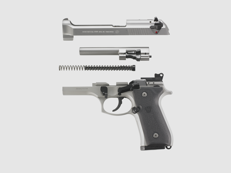 BERETTA Pistole Mod. 92 FS INOX Stainless 9mmLuger, Bild 3 von 6