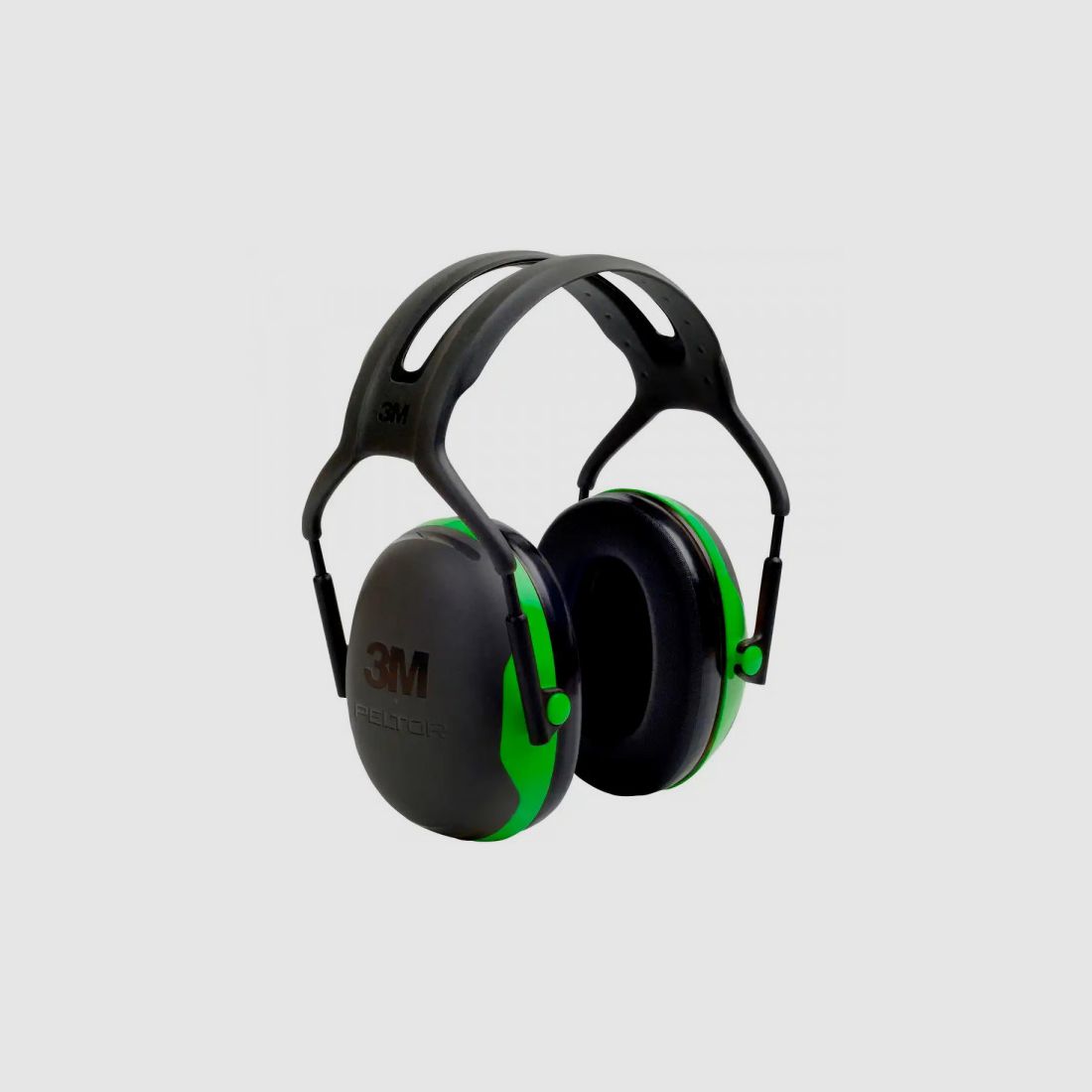 3M PELTOR HEARING PROTECTION - X1A - BLACK/NEON GREEN