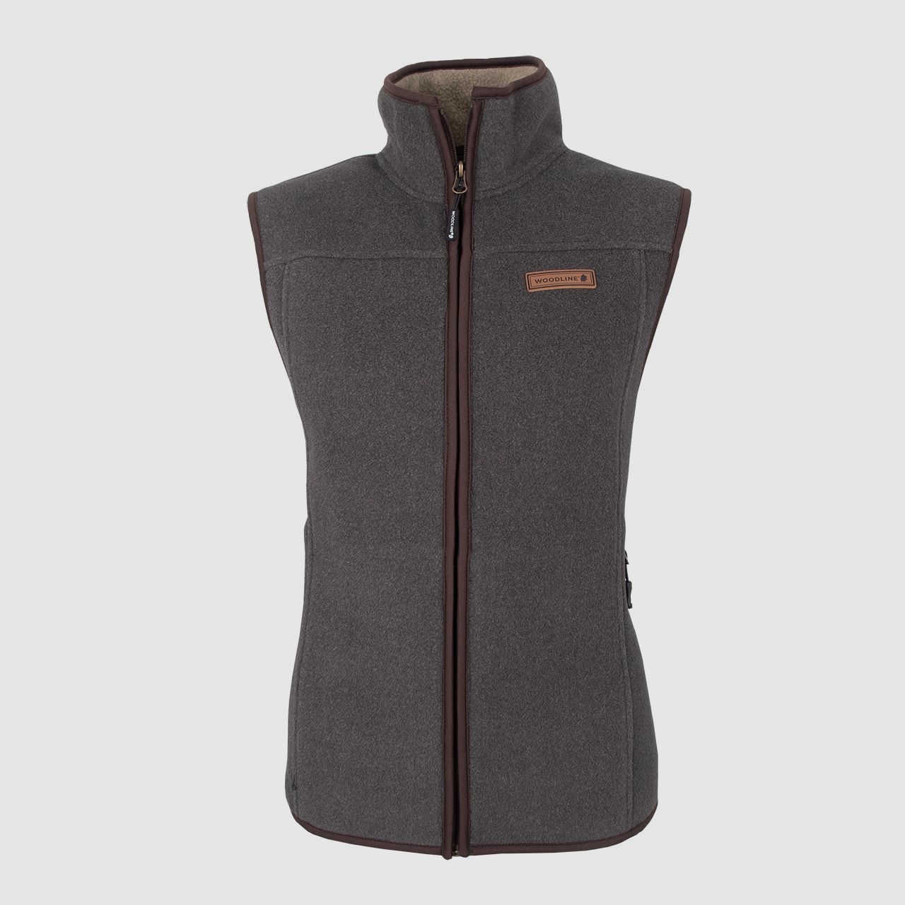 Woodline Bolmen Fleeceweste Damen Grau - 42