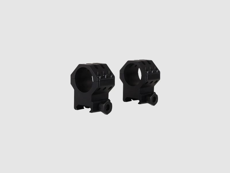 Weaver Tactical 6-Hole Picatinny-Style Ringe matt schwarz 25,4mm extra high, BH 13,21mm