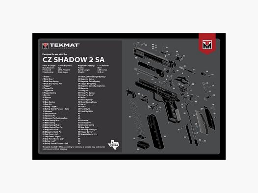 TEKMAT MATE DE TRABAJO CZ SHADOW2