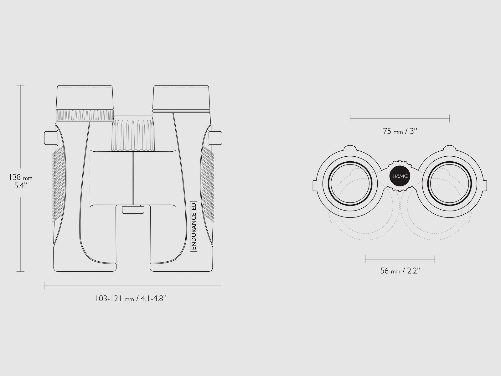HAWKE 36201 ENDURANCE ED 8x32 VERGROTING GLAS GROEN