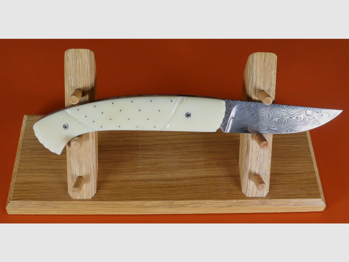 INUIT Messer grau Damastklinge, Bild 1 von 4