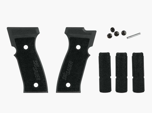 SIG SAUER P320 AXG Griffschale & Griffrücken Set Schwarz