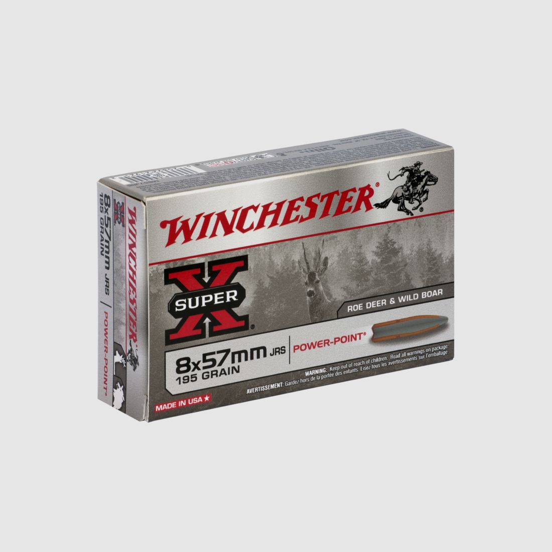 Munitions Winchester Power Point 8x57 JRS