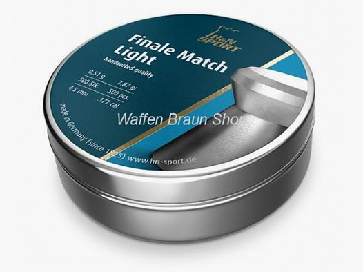 H&N Finale Match Light 4,49 mm, 500 Stk.
