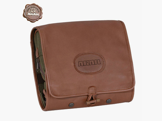 Toiletry bag made of elk leather