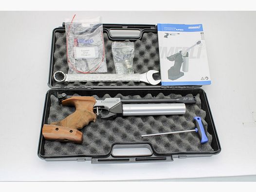 LP Luftpistole Hämmerli AP20 PRO Kal 4,5mm inkl Koffer und Kleinteile Kartu