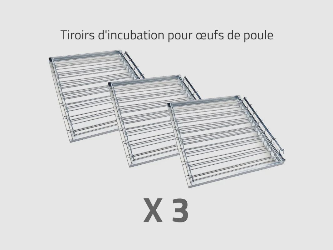 Couveuse + 3 Tiroirs de caille à poule + 1 Kit humidification, image 4 sur 30