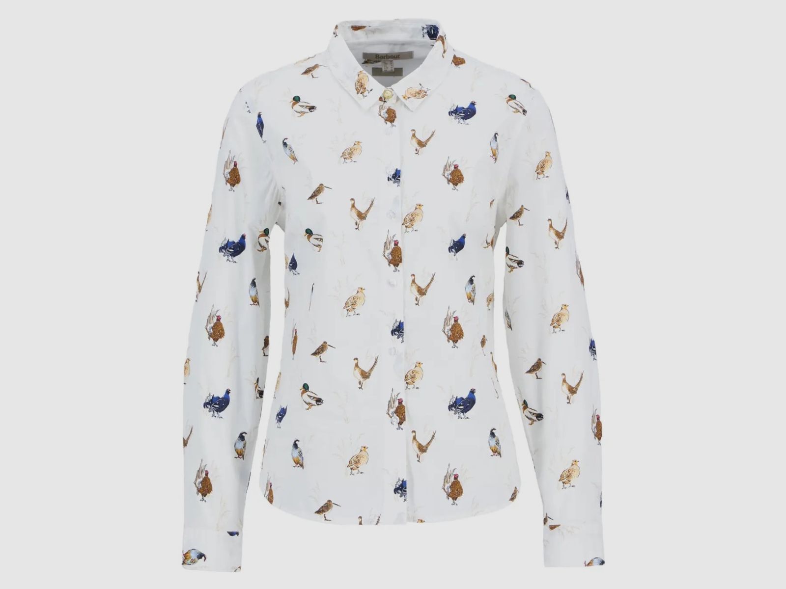 BARBOUR Bluse Brambles Bird Print