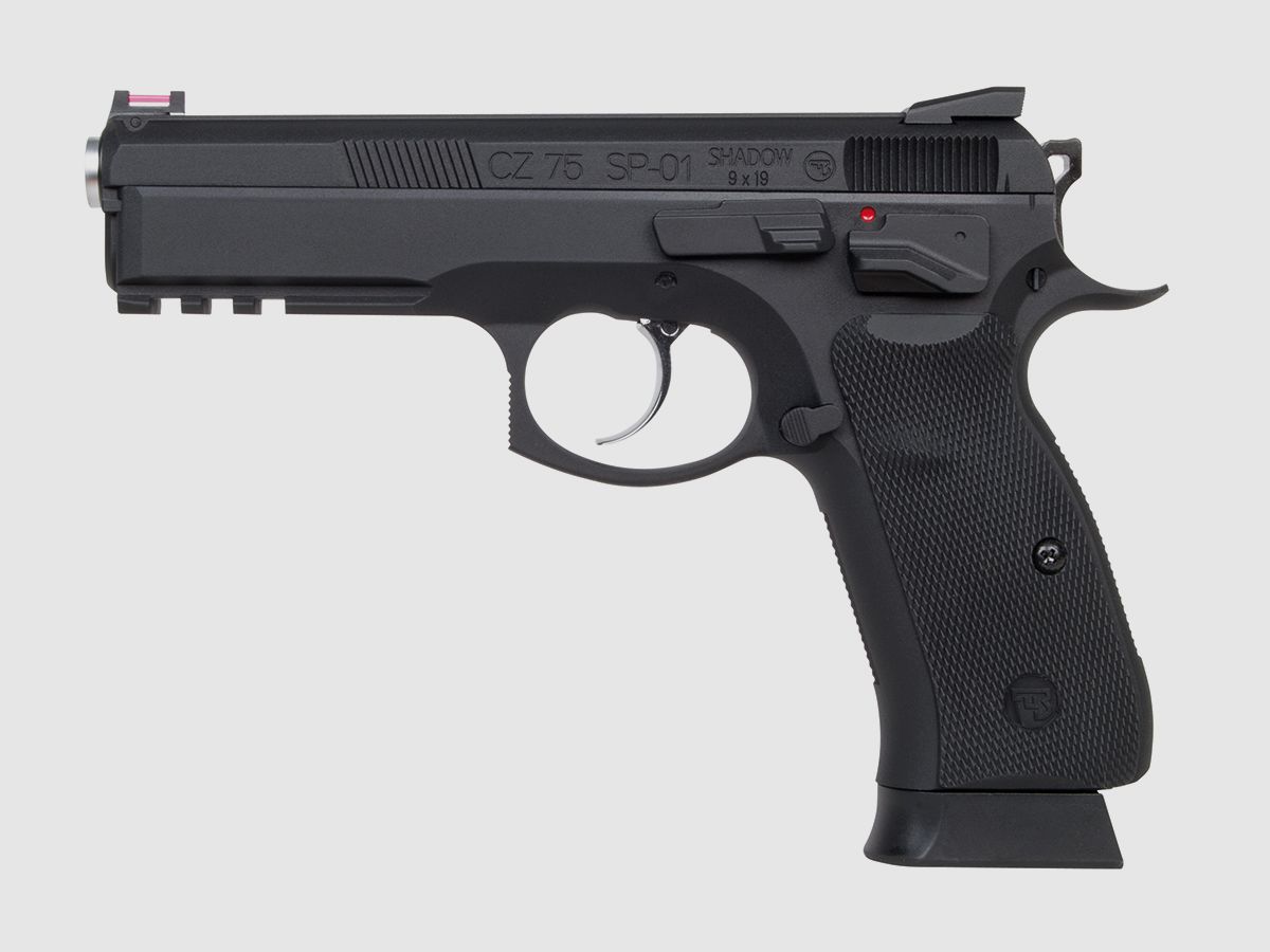 CZ 75 SP-01 Shadow Zwart 6mm - Airsoft Gas BlowBack