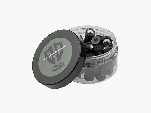 Predator.50 | HDR 50 | BLACK | MAXIMUM POWER | Custom-fit | 12.5 x 4.8g | Cal. 50