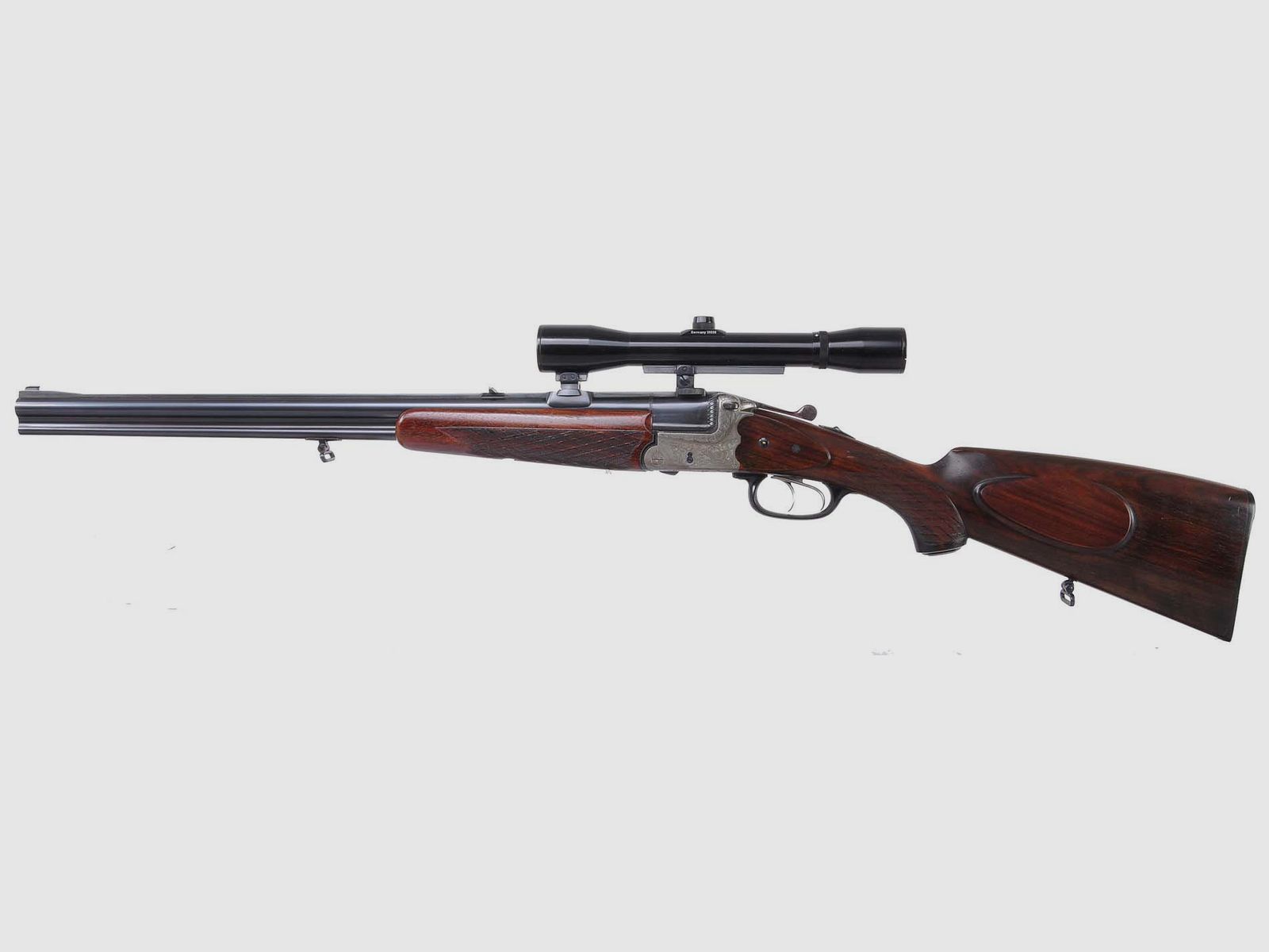 Heym Mod. 55 , ZF GECO 4x36 Abs. 1, SUHLER-Einhakmontage 16/70-7x57R