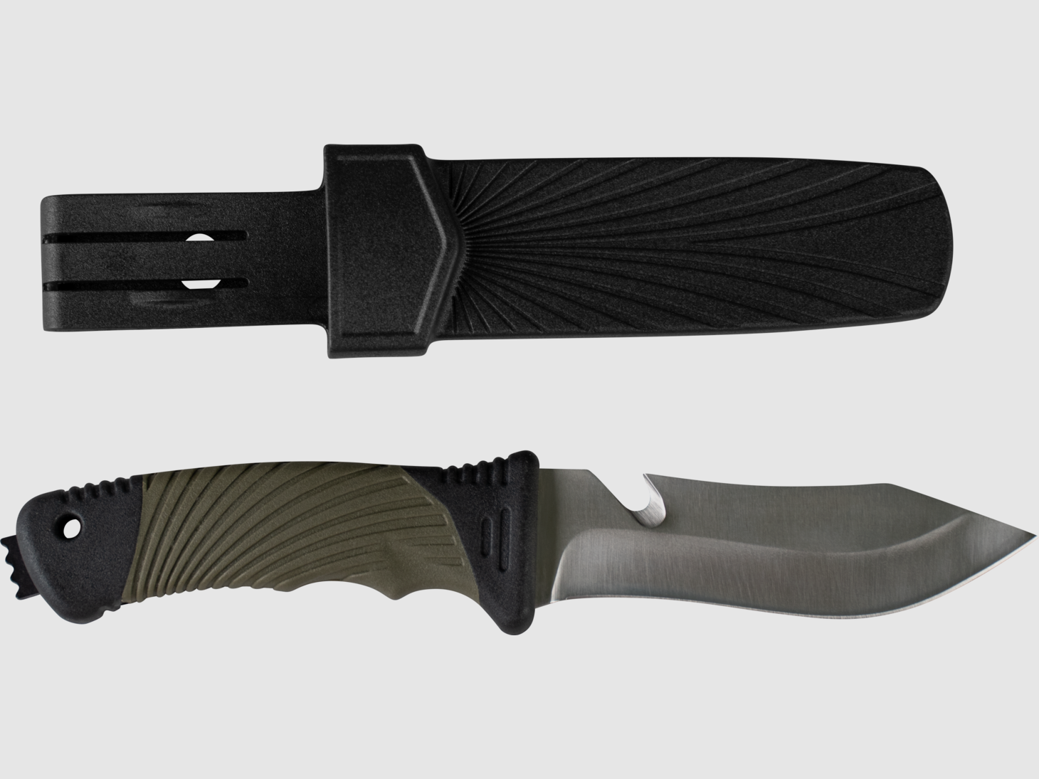 Alljagd outdoormes met rubberen handvat