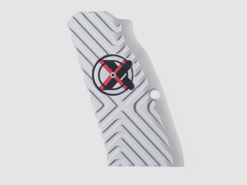 TANFOGLIO Griffschalen f. Limited & Stock II + III Aluminium XTREME silber