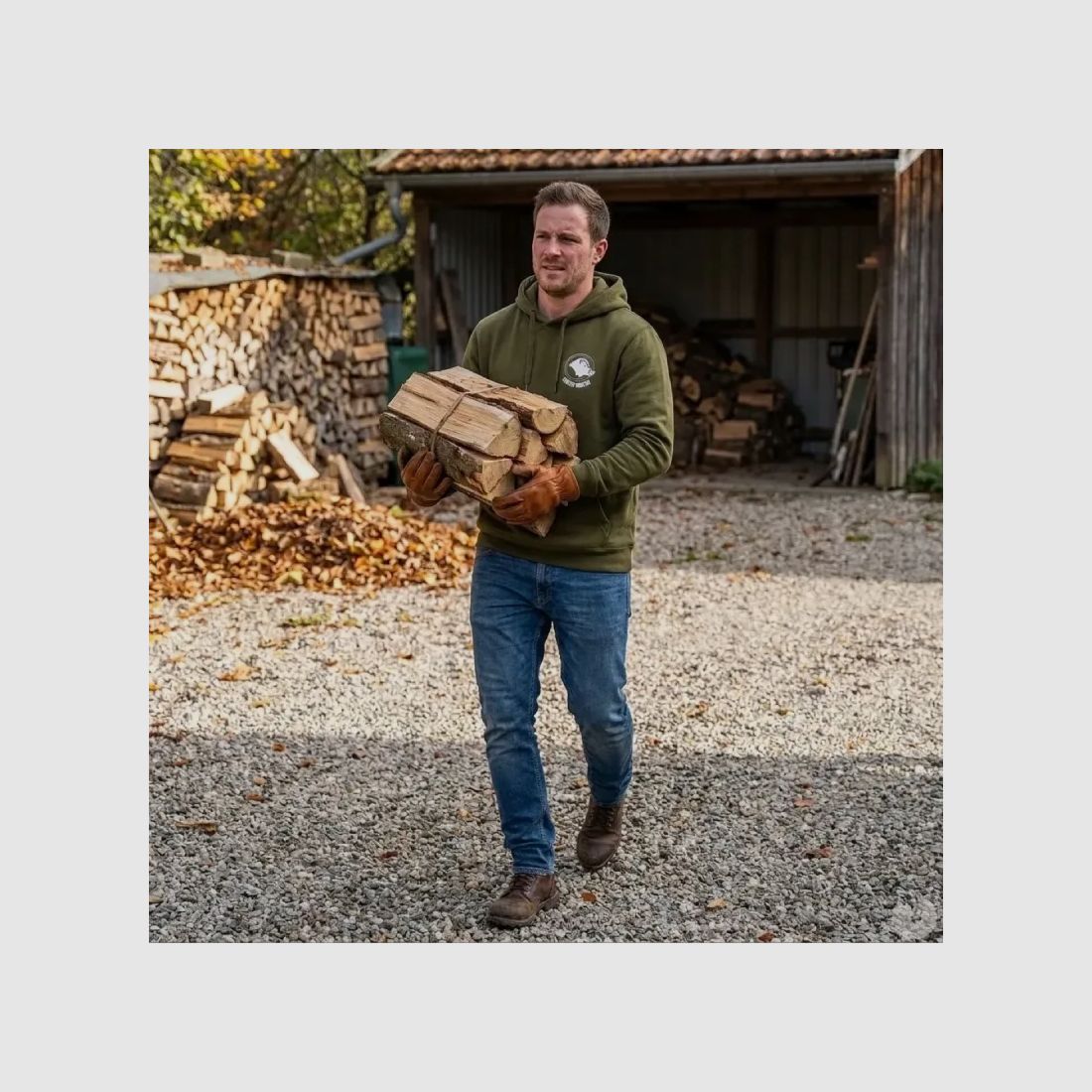 Sweat Keiler Hunter khaki 50% bawełna 50% logo 2, zdjęcie 5 z 11