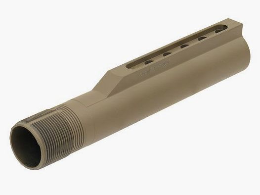 UTG PRO Mil-Spec buffer tube with 6 positions, FDE Cerakote