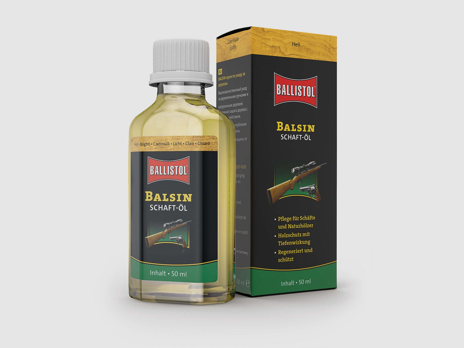 Balsin Schaftöl Hell - 50ml Flasche