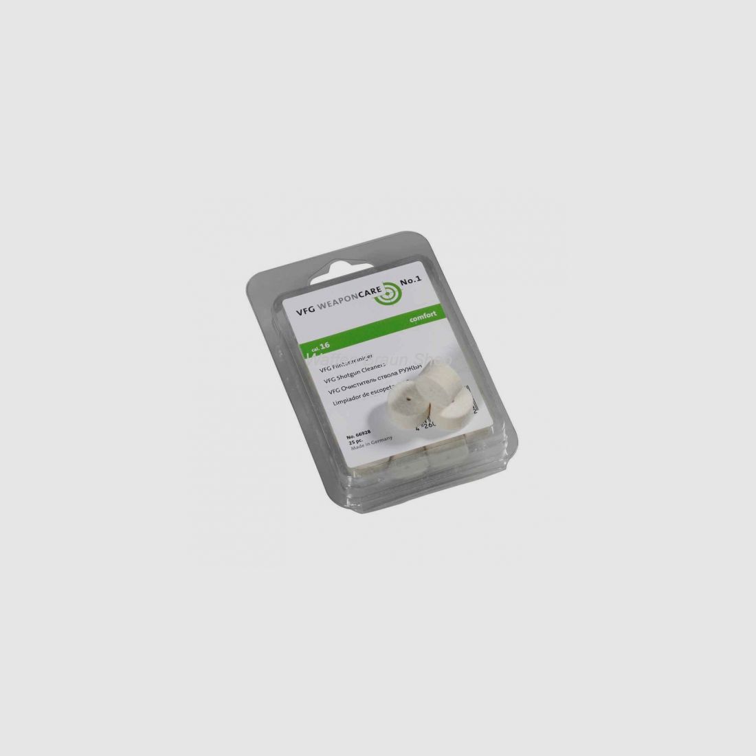 VFG Flintenreiniger "comfort" bewährte Qualität schont den Lauf reinigt zuverlässig Flinten-Filzrei