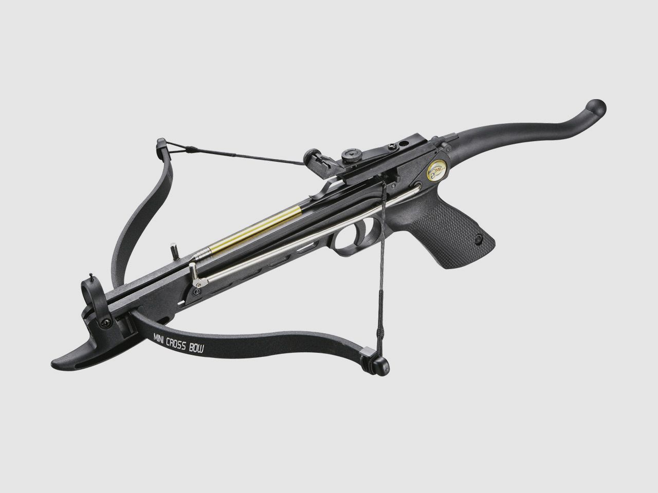 Pistolenarmbrust Armbrustpistole Man Kung MK-80A4PL Cobra 80 lbs schwarz 3 Pfeile 6,5 Zoll (P18)