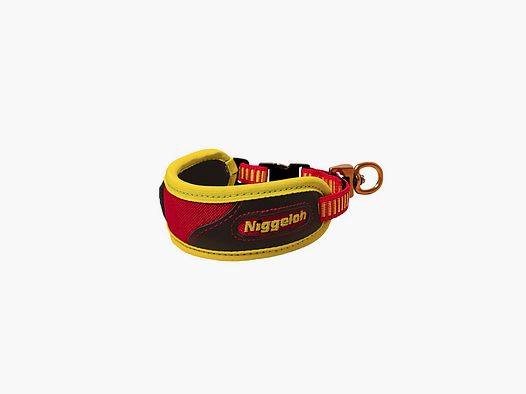 NIGGELOH Collier de Traîneau Jaune/ Rouge