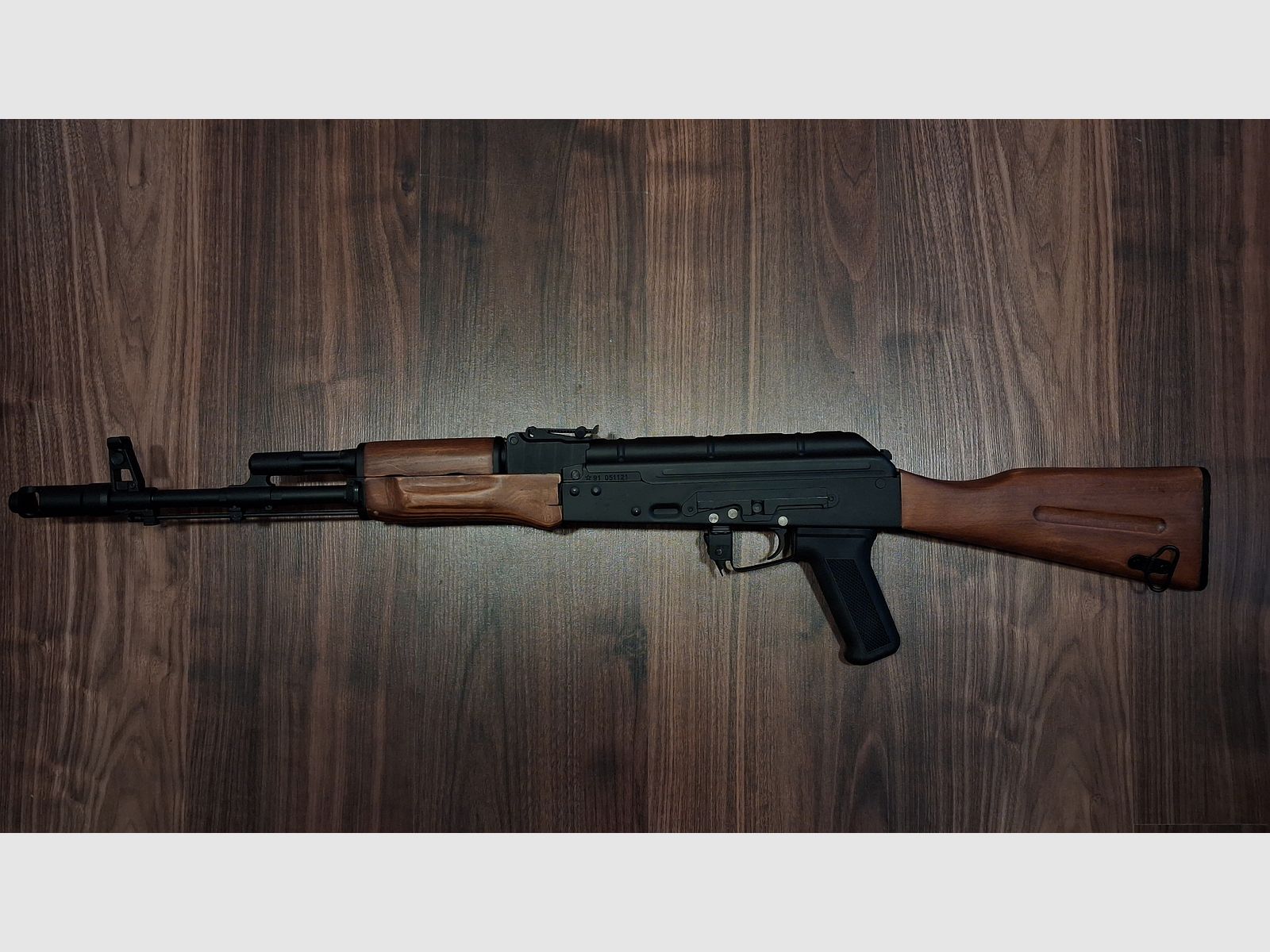 Airsoft AK 74 bois véritable/métal plein (Défectueux)