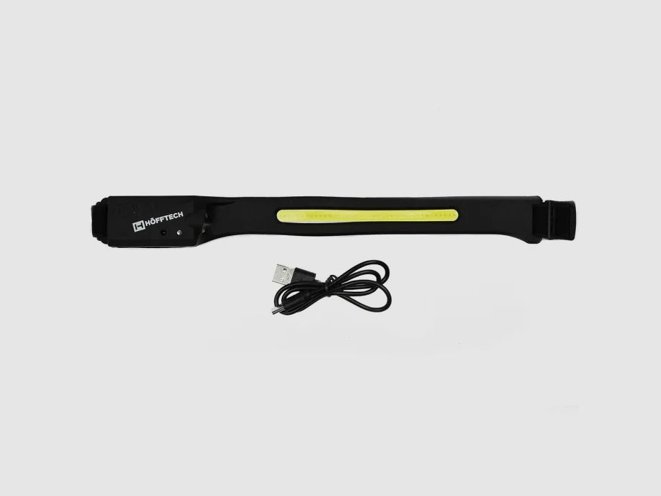 LED-Kopflampe "Wave Light" mit Bewegungssensor - mit USB wiederaufladbar