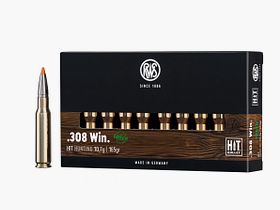 RWS 2318845 cartucce .308 Win. HIT 10,7g 165grs. senza piombo