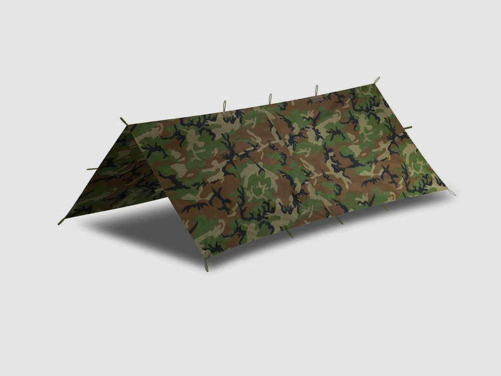 HELIKON-TEX SUPERTARP SMALL 2x2.5M US WOODLAND