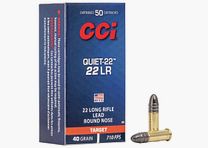 CCI Quiet-22 .22 LR 40GR LRN 50 Patronen