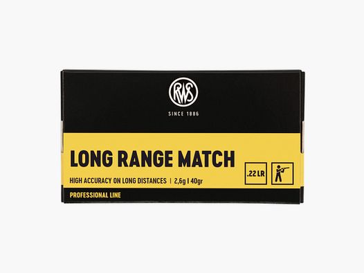 MUNITIE RWS PROFESSIONAL LINE 22LR LONG RANGE MATCH 2433398