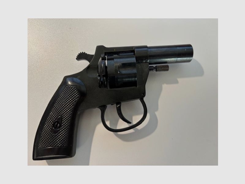 ME Cuno Melcher Schreckschuss- Gasrevolver ME 70/G, 6mm Flobert mit integriertem Abschussbecher